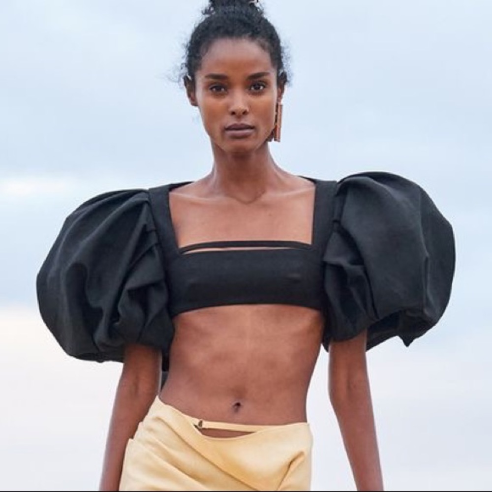 Jacquemus Le Haut Camargue Top Black 40 (L’Amour collection 2021)